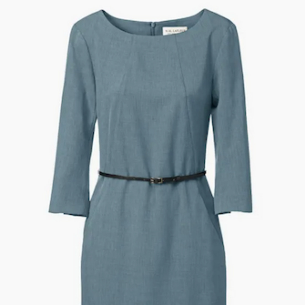 M.M.LaFleur Etsuko Dress in Vintage Blue